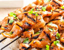 APPLE MISO CHICKEN SKEWERS