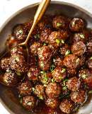 TERIYAKI GLAZED BEEF MEATBALLS